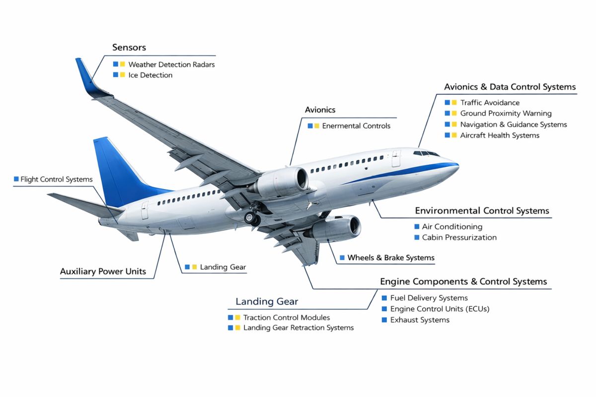 Vliegtuig toepassingen met Dymax